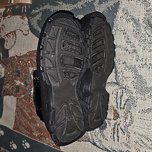 Bebe quilted boots black logo pocket lace up new - Picture 8 of 8